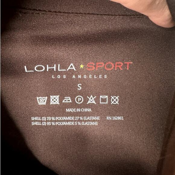 Lohla Sport The Bond Girl Brown Zip Up Track Active Jacket Women's Size S NWT - Picture 4 of 5